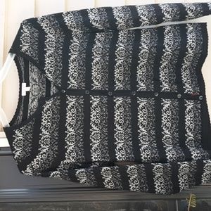 Talbot cardigan sweater size large black